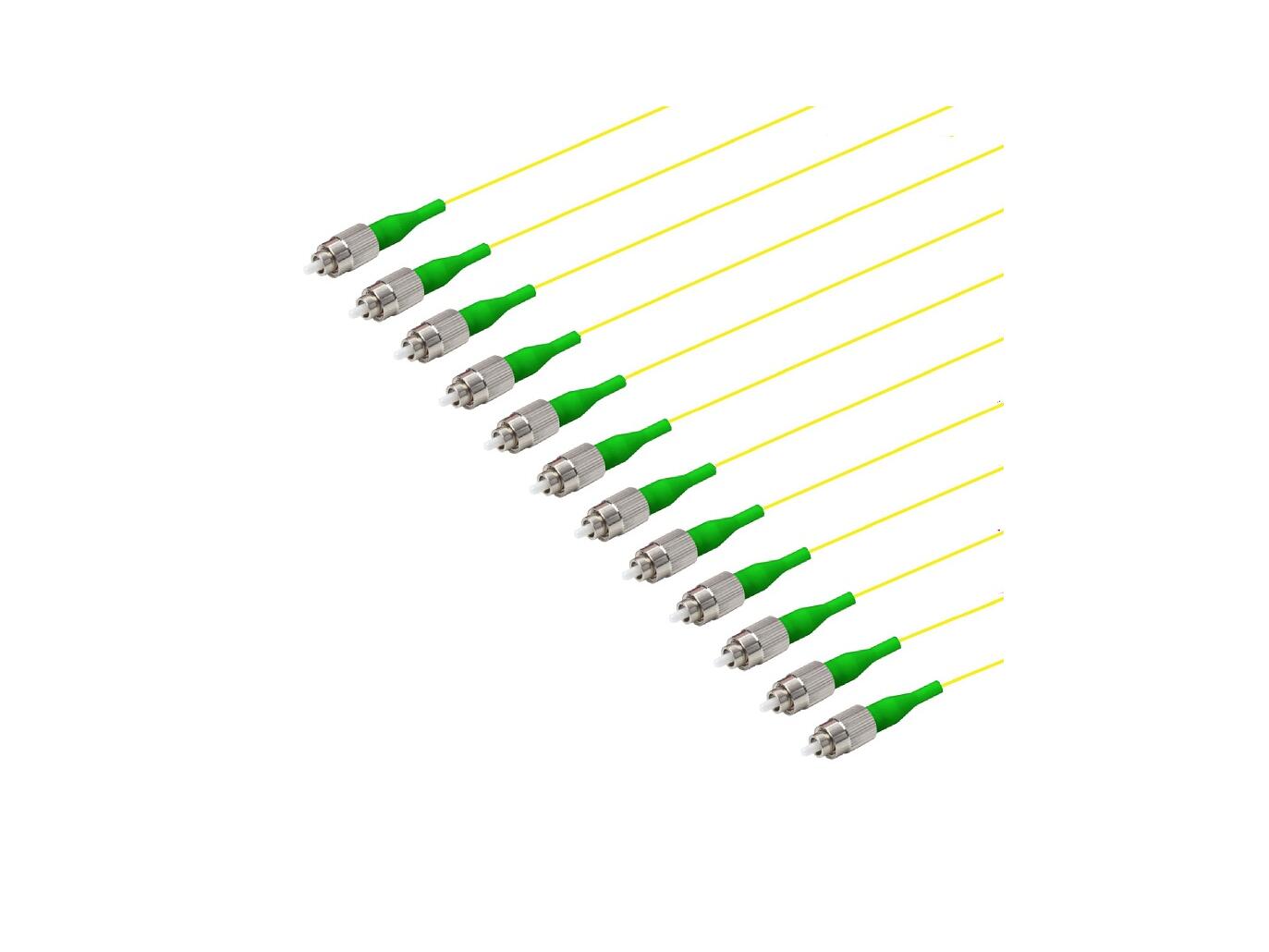 Fiberhale SM FC/APC-R 12-pakning, 1,5 m
