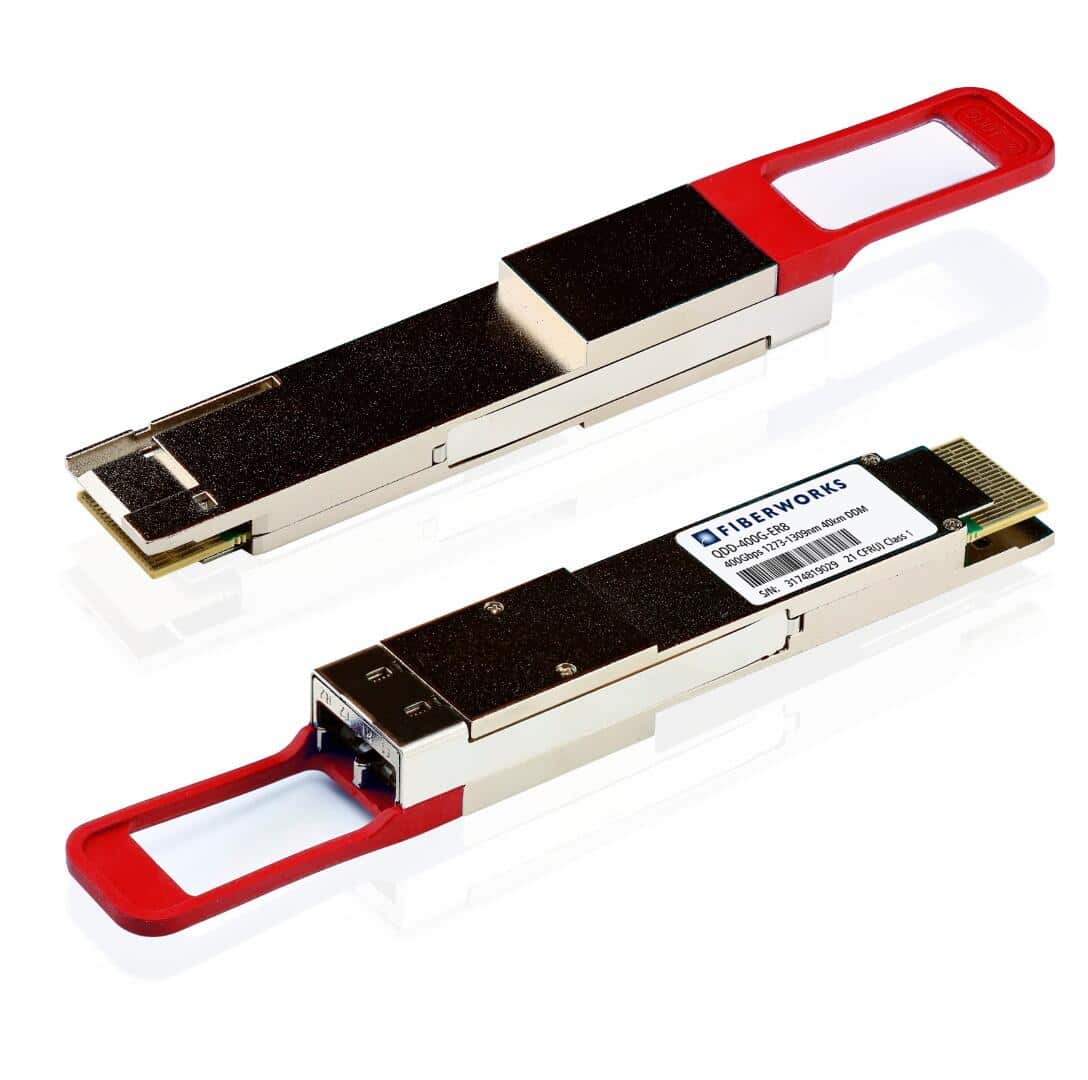 QSFP-DD, 400GBASE-ER8, 8x50 Gbps, 40km