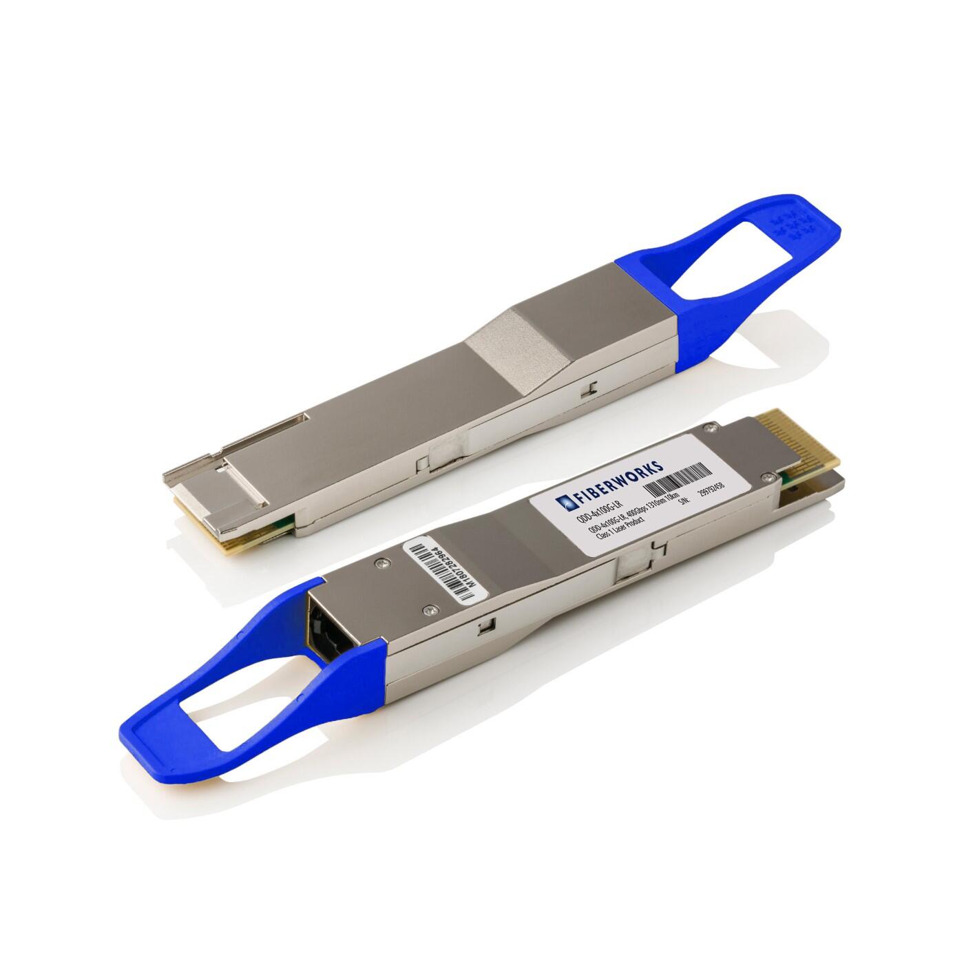 QSFP-DD, 400GBASE, 4x100 Gbps, 10km