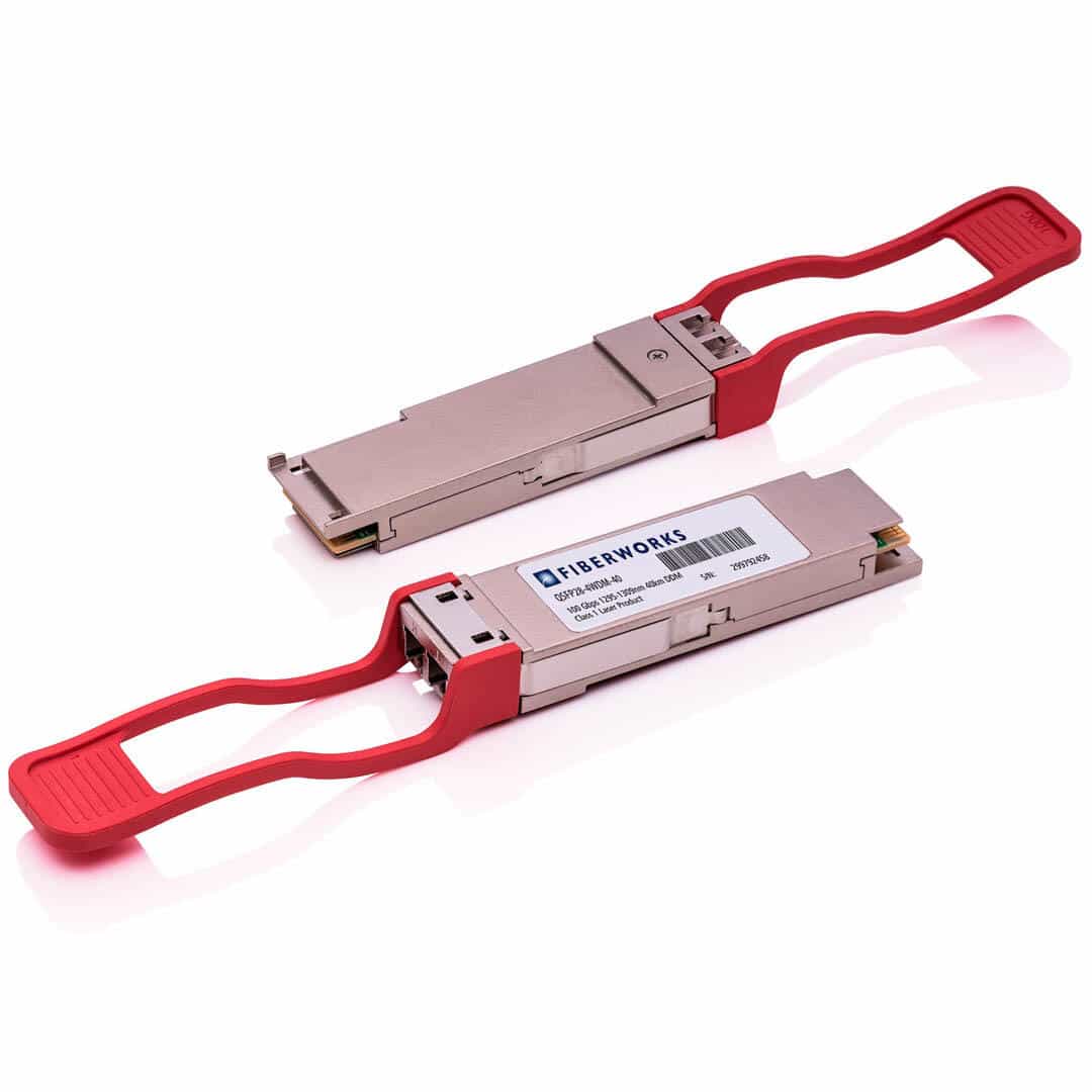 QSFP28, 100GBASE 4WDM, 4x25.8 Gbps, 40km