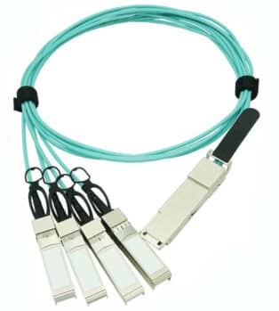 QSFP28 to 4 SFP28 Active Optical Cable