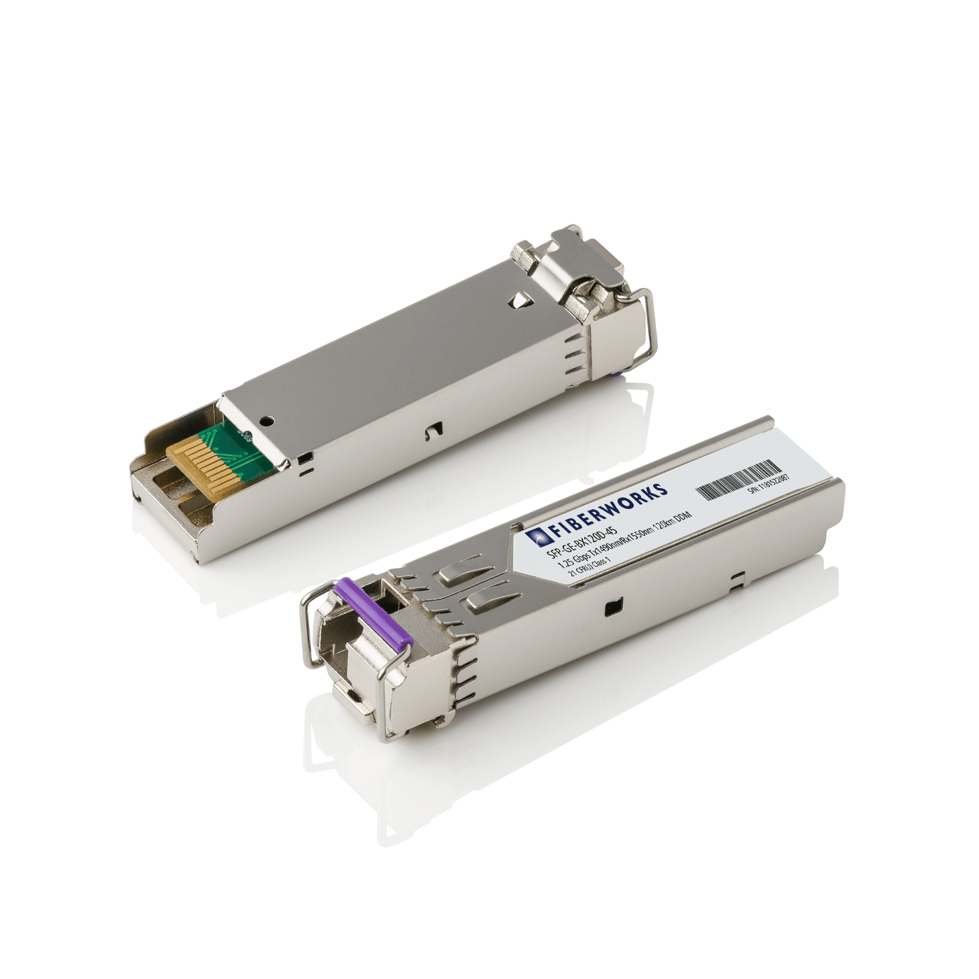 SFP BiDi, 1.25 Gbps GigE, DDM, SM, 120km