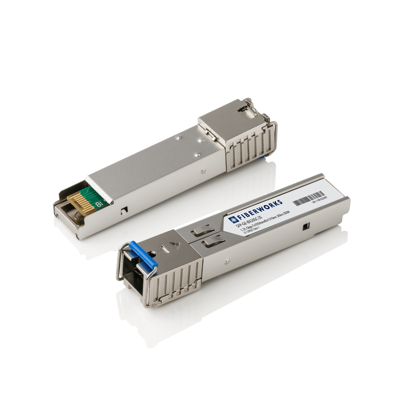 SFP BiDi, 1.25 Gbps GigE, DDM, SM, 20km