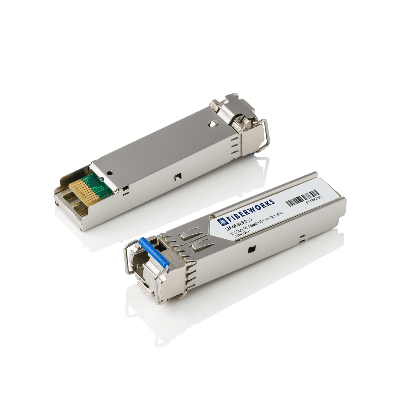SFP BiDi, 1.25 Gbps GigE, DDM, SM, 80km