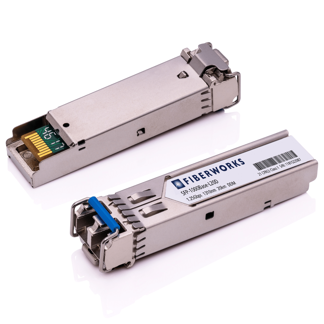 SFP, 1.25 Gbps GigE, DDM, 20km