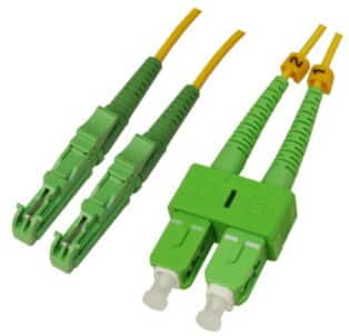 Snor SM DPX E2000/APC-SC/APC 5 m