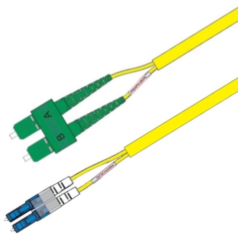 Snor SM DPX Forsterket LC/UPC-SC/APC x m