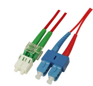 Snor SM DPX LC/APC-SC/UPC 0,5 m